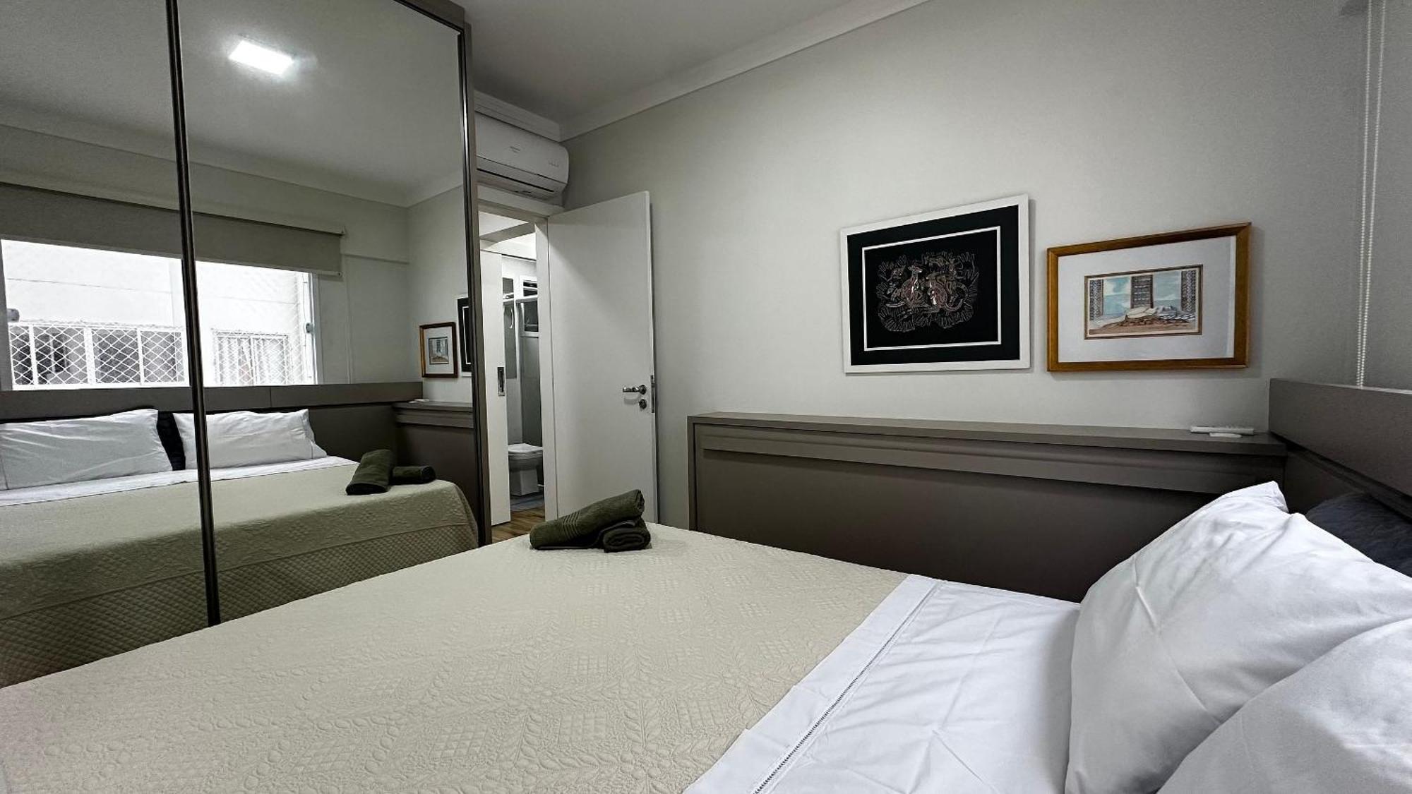 Apartamento Ms05- 2 Quartos| Quadra Mar| Tela Protecao| Centro *